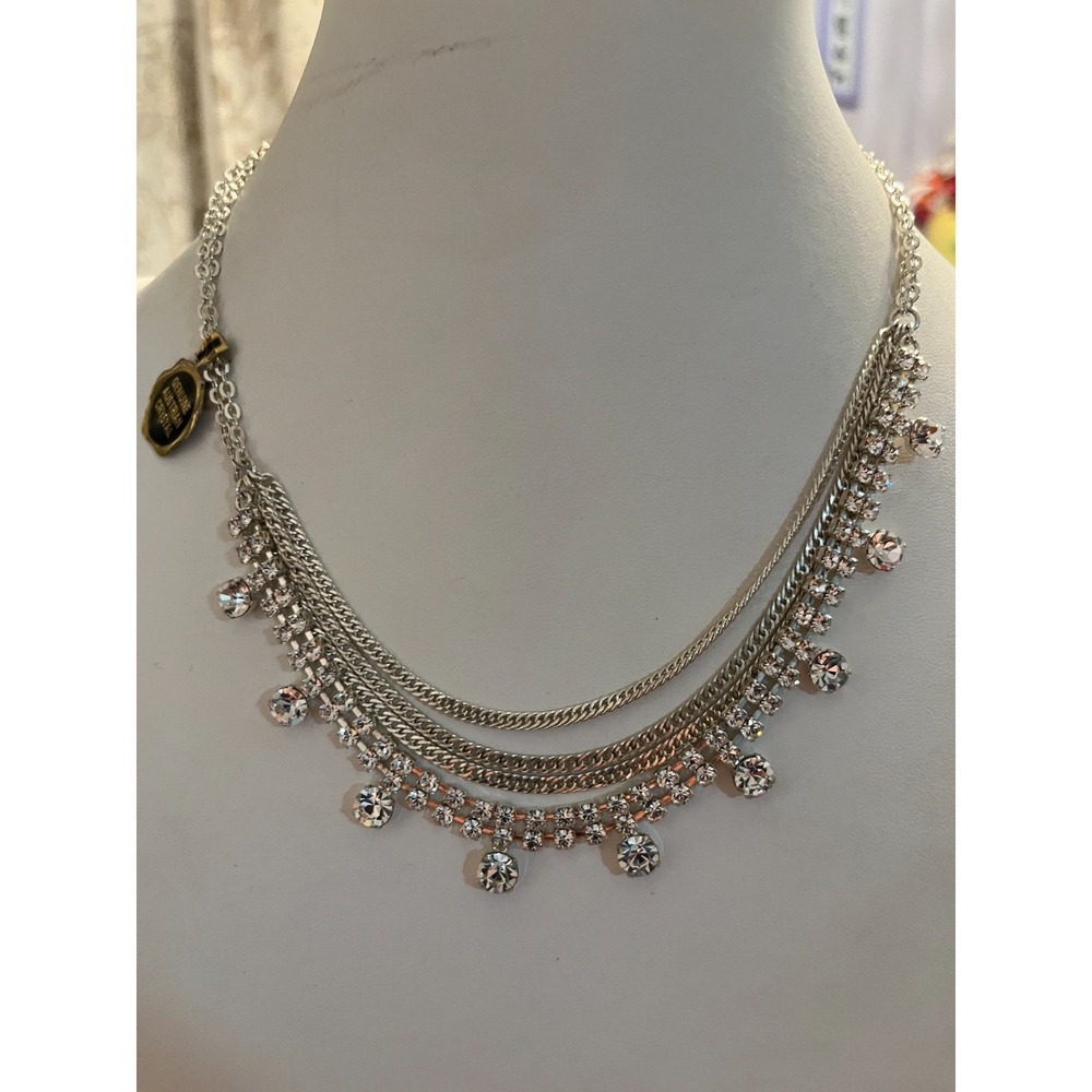 Unique Multi Chain Rhinestone (Austrian Crystal) Necklace